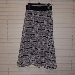 NEW Lola skirt by LuLaRoe XXS black & white